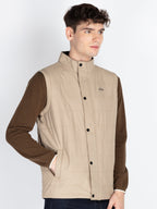 Mens Sleeveless Reversible Puffer Jacket