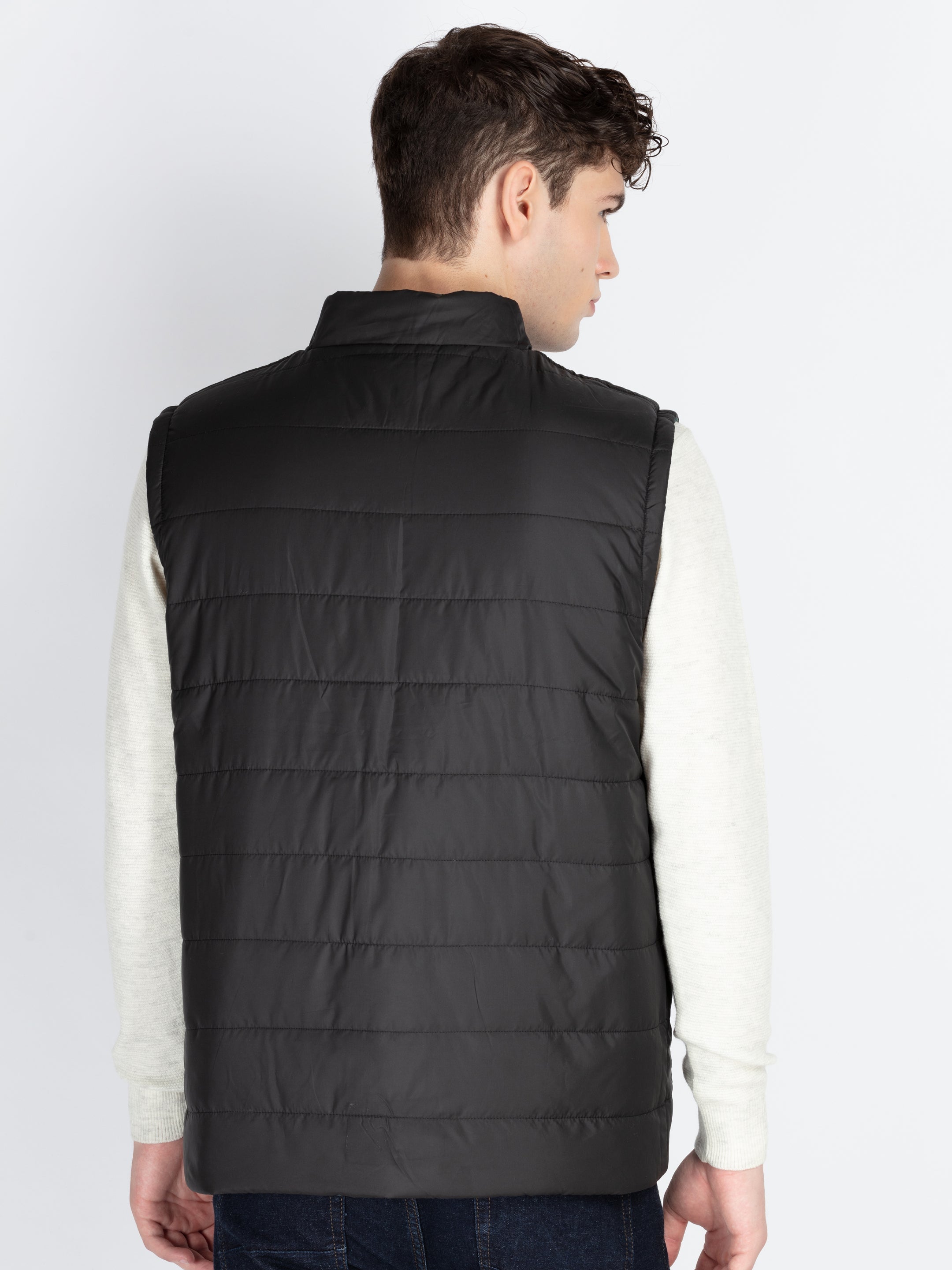 Men's Sleeveless Reversible Puffer Jacket