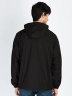 Mens Solid Hooded Jacket