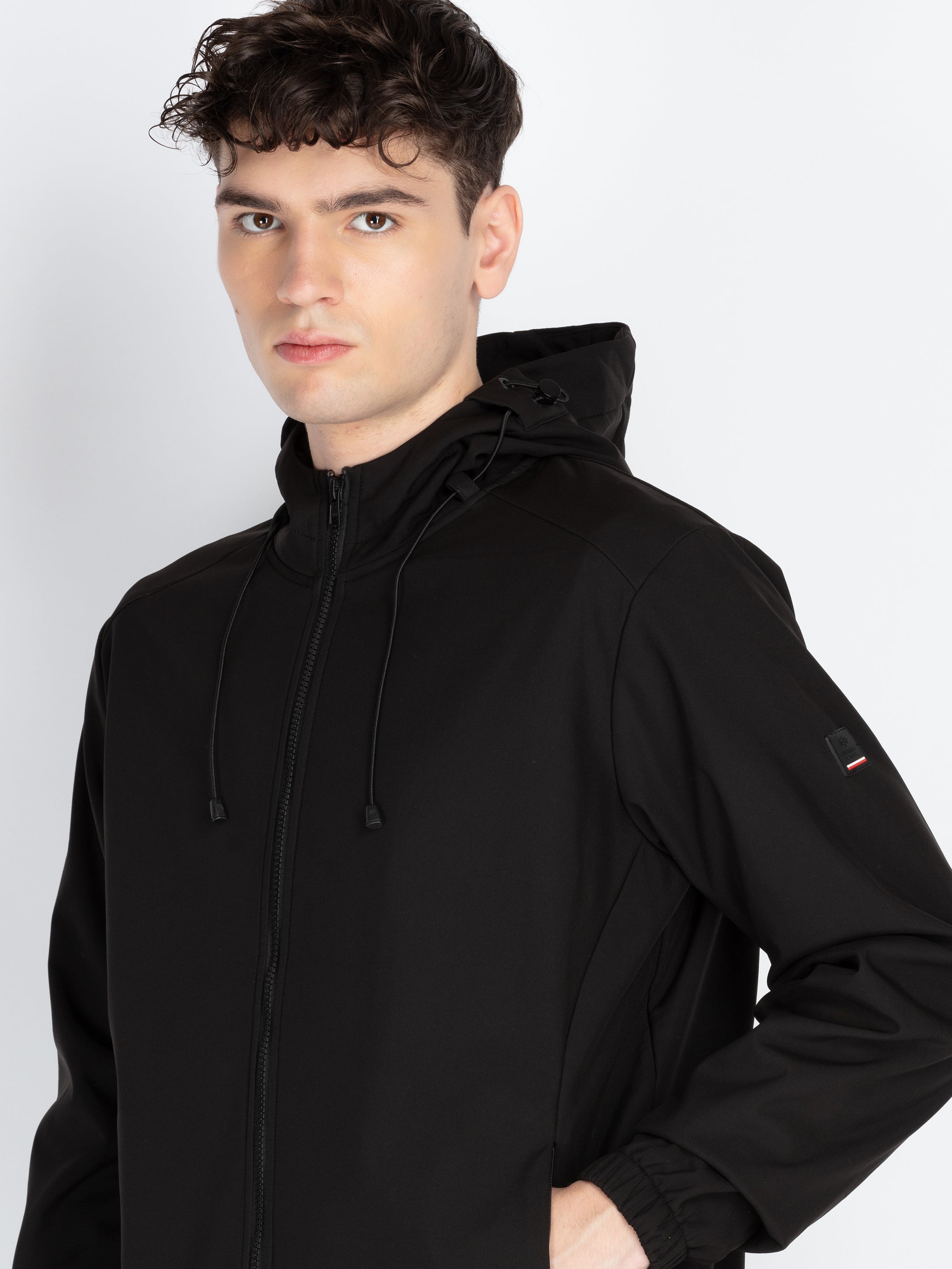 Mens Hooded Lightweight Jacket