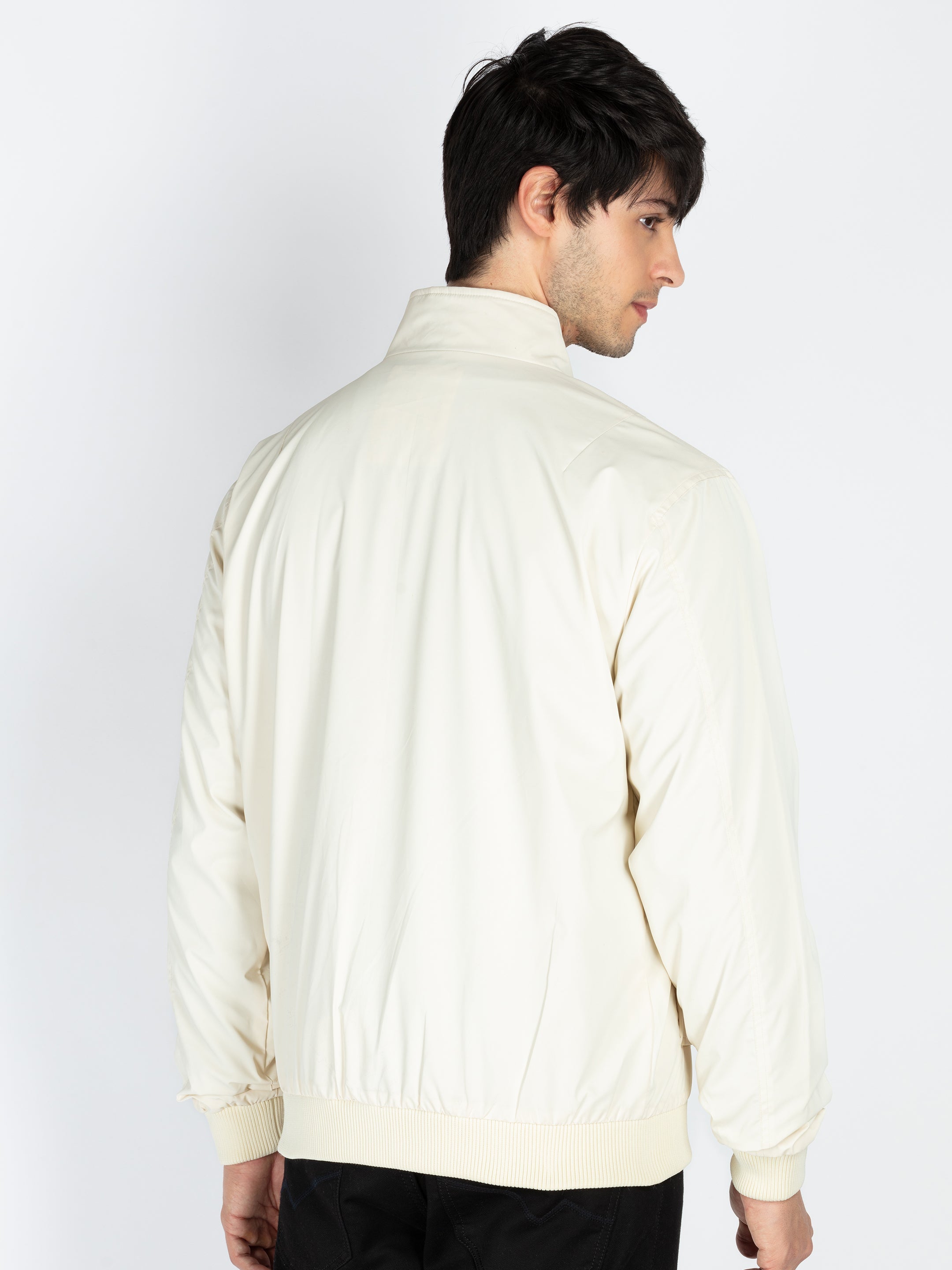 Mens Solid High Neck Jacket