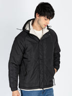 Mens Solid Hooded Jacket