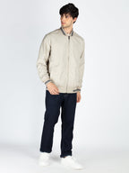 Mens Solid Reversible High Neck Jacket