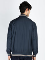 Mens Solid Reversible High Neck Jacket