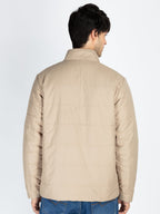 Mens Quilted Reversible High Neck Jacket