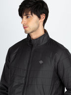 Mens Quilted Reversible High Neck Jacket