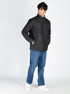 Mens Quilted Reversible High Neck Jacket
