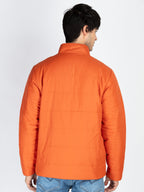 Mens Quilted Reversible High Neck Jacket