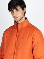 Mens Quilted Reversible High Neck Jacket