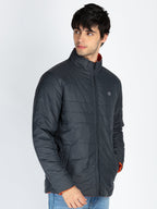 Mens Quilted Reversible High Neck Jacket