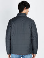 Mens Quilted Reversible High Neck Jacket