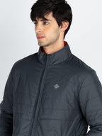 Mens Quilted Reversible High Neck Jacket
