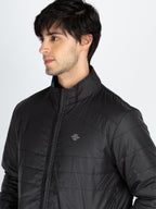 Mens Quilted Reversible High Neck Jacket