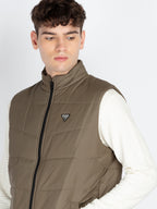 Mens Solid Open Front Jacket