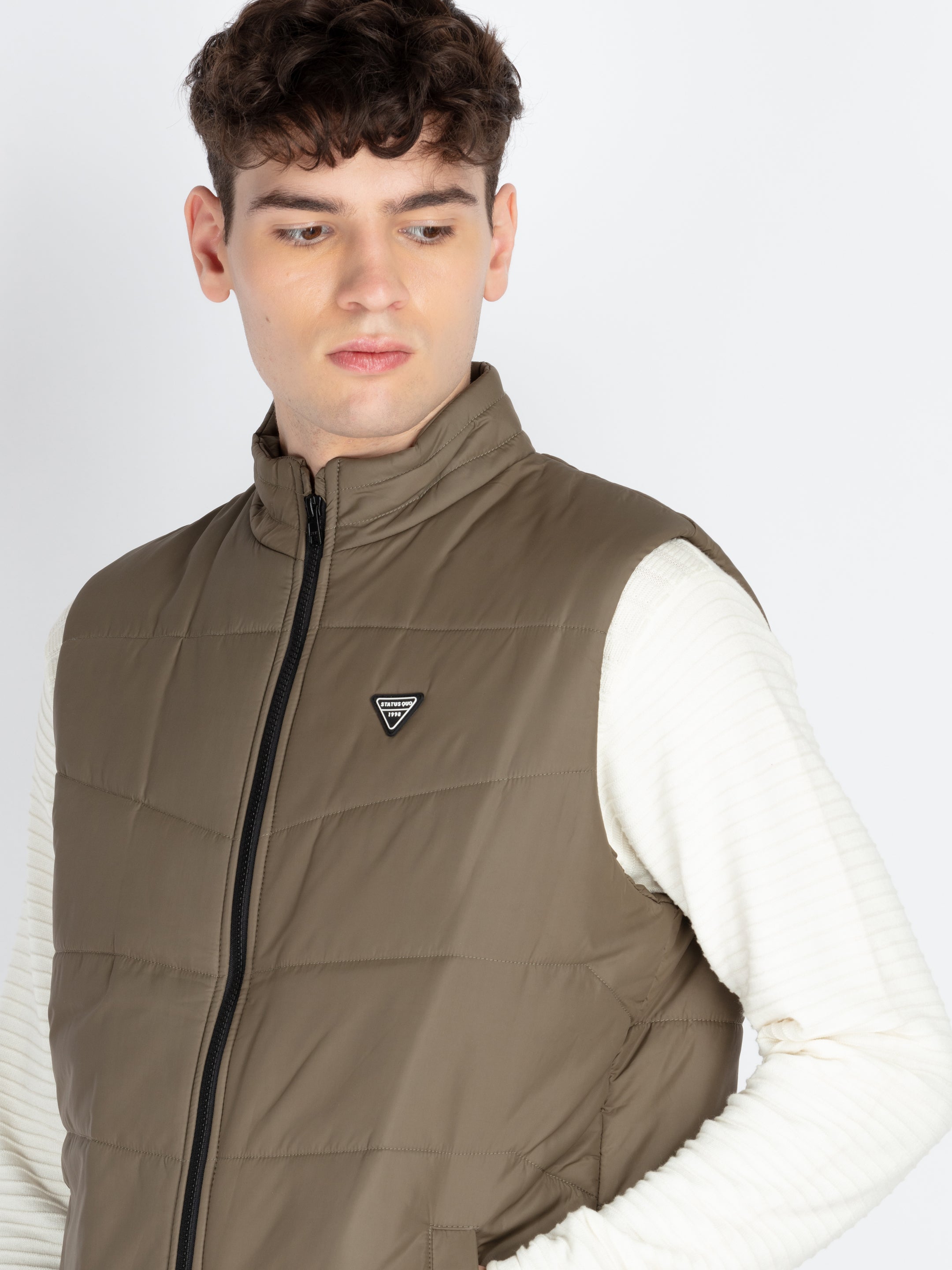 Mens Solid Open Front Jacket