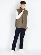 Mens Solid Open Front Jacket