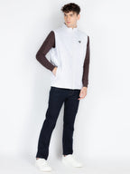Mens Solid Open Front Jacket
