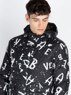 Mens Printed Padded Jacket