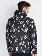 Mens Printed Padded Jacket