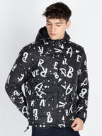 Mens Printed Padded Jacket