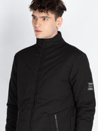 Mens Solid Open Front Jacket