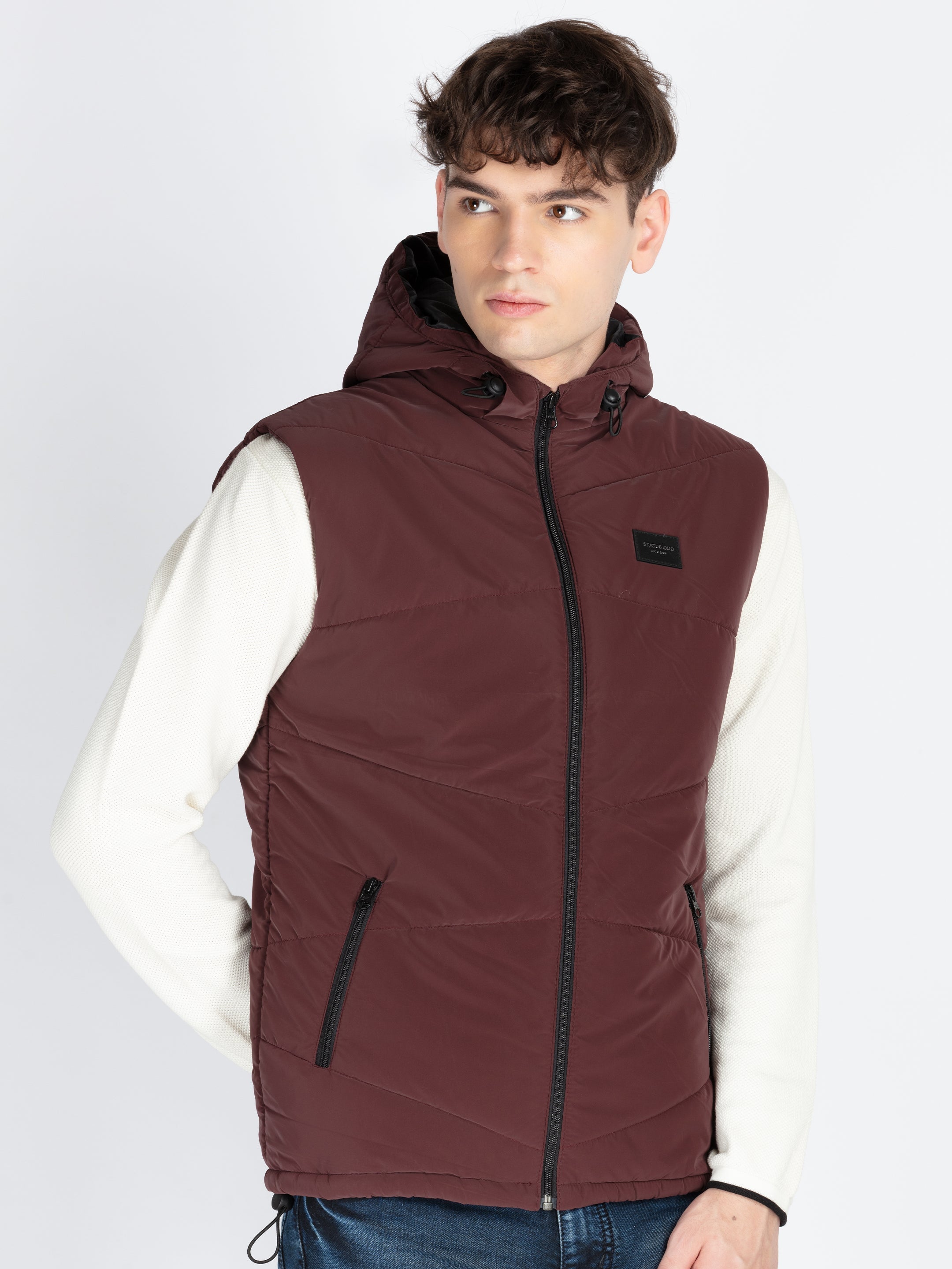 Mens Solid Open Front Jacket Secondary image