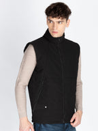 Men's Solid Open Front Jacket