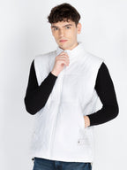 Mens Solid Open Front Jacket