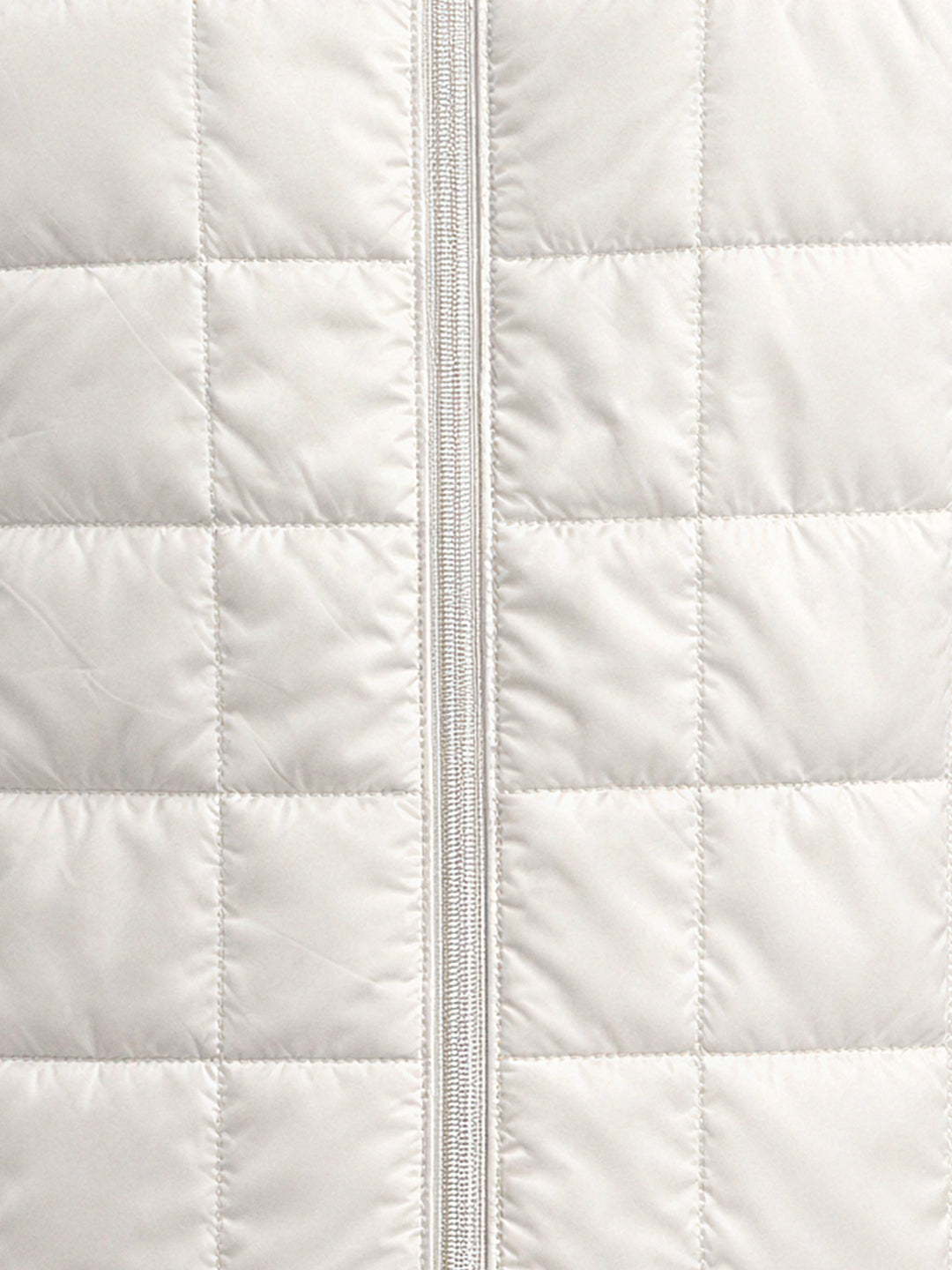 Men's Solid Mock Collar Sleeveless Regular Fit Quilted Jacket