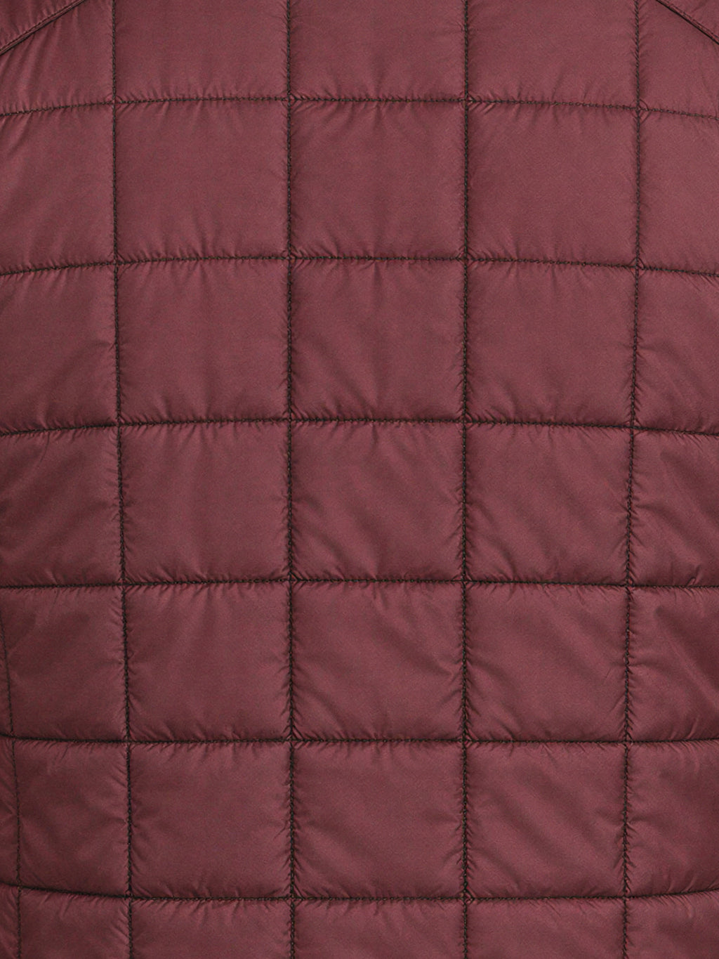 Men's Solid Mock Collar Sleeveless Regular Fit Quilted Jacket