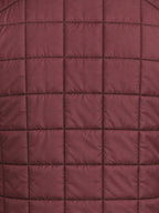 Men's Solid Mock Collar Sleeveless Regular Fit Quilted Jacket