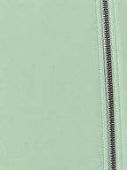 Sage Green High-Neck Zip-Up Jacket