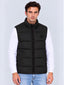 Black Padded Puffer Gilet