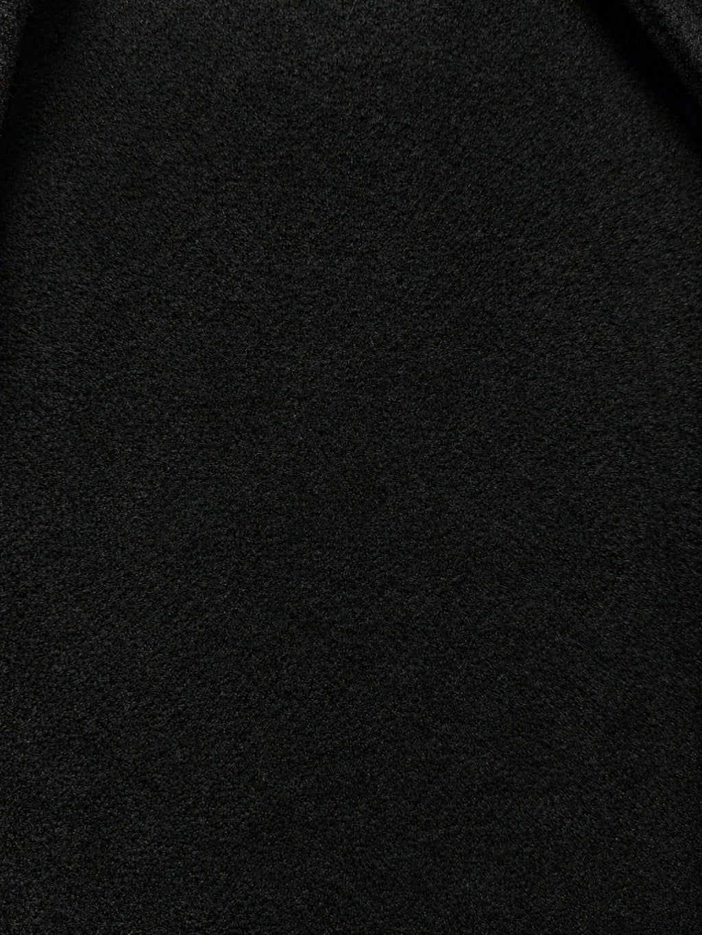 Black Double-Breasted Overcoat
