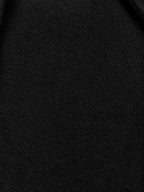 Black Double-Breasted Overcoat