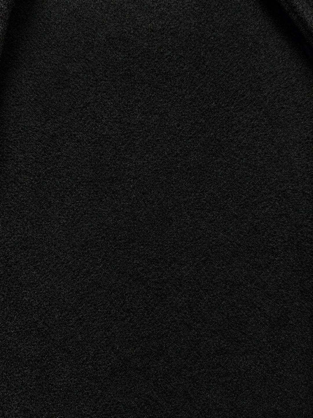 Black Double-Breasted Overcoat