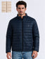 Navy Stone Reversible Puffer Jacket