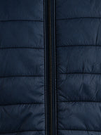 Navy Stone Reversible Puffer Jacket