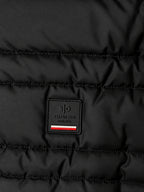 Regular Fit Solid Stand Collar Polyester Jacket