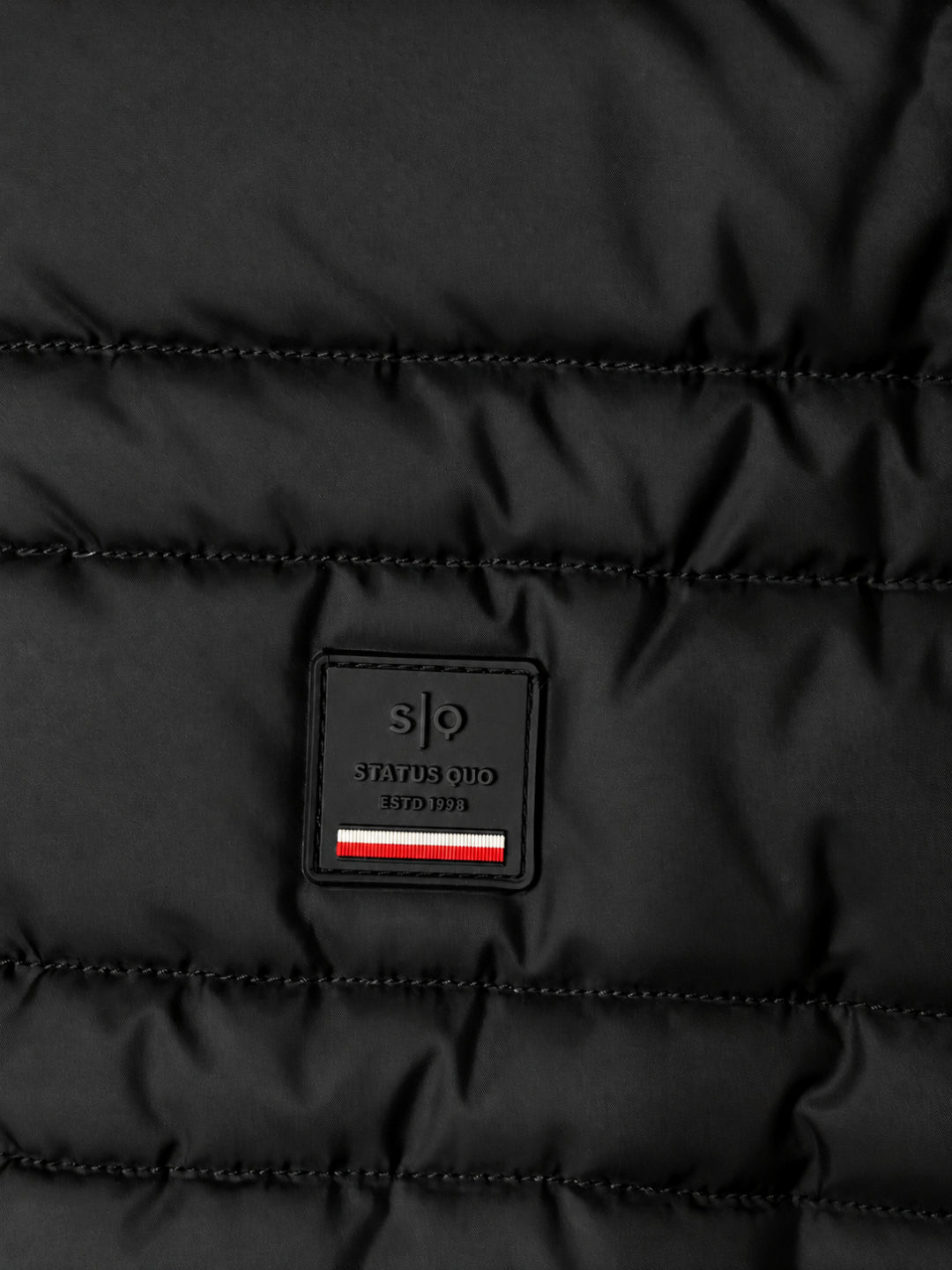 Regular Fit Solid Stand Collar Polyester Jacket