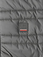 Regular Fit Solid Stand Collar Polyester Jacket