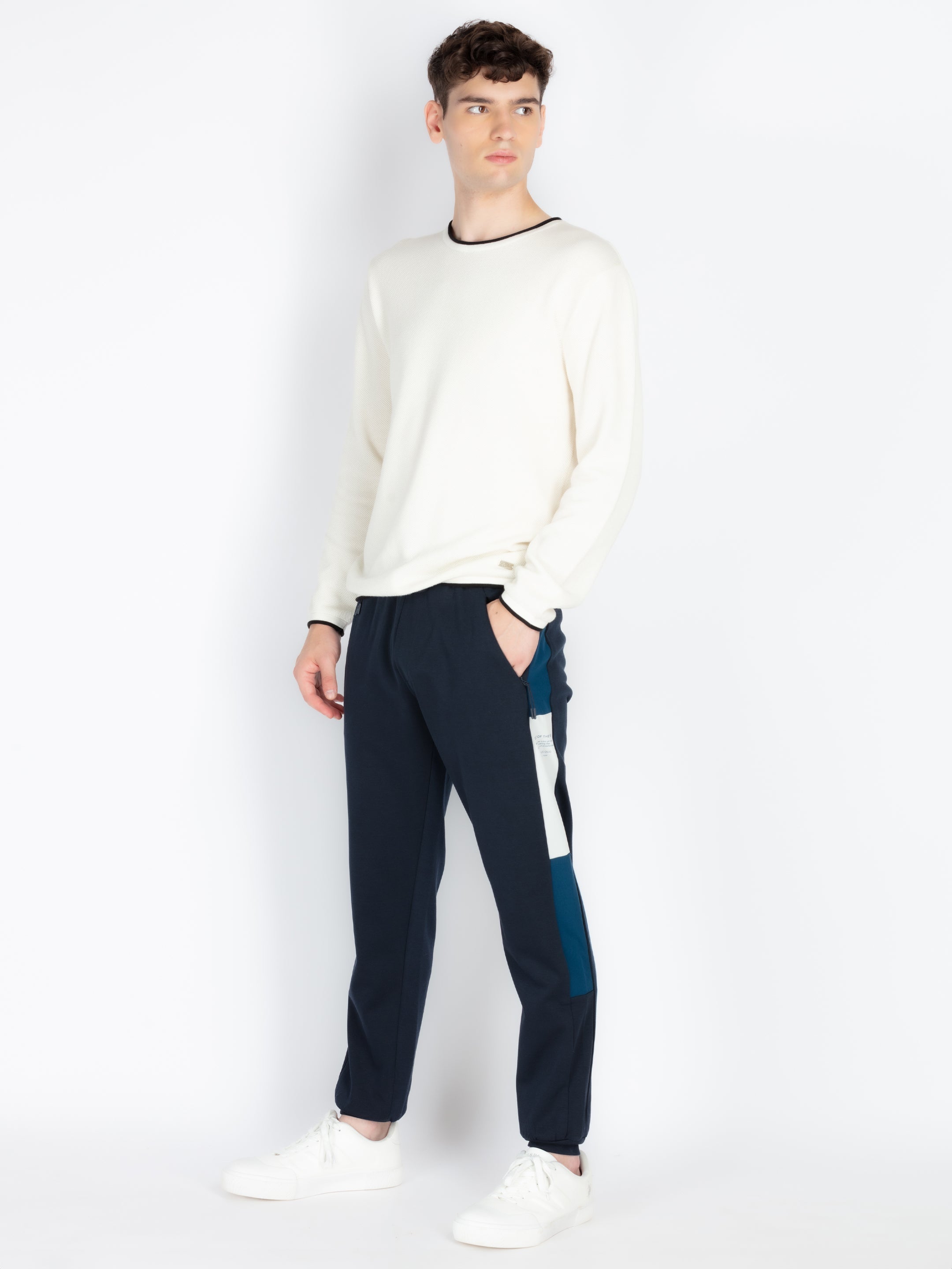 Men's Self Design Winter Joggers