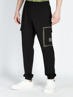 Mens Solid Regular Fit Joggers