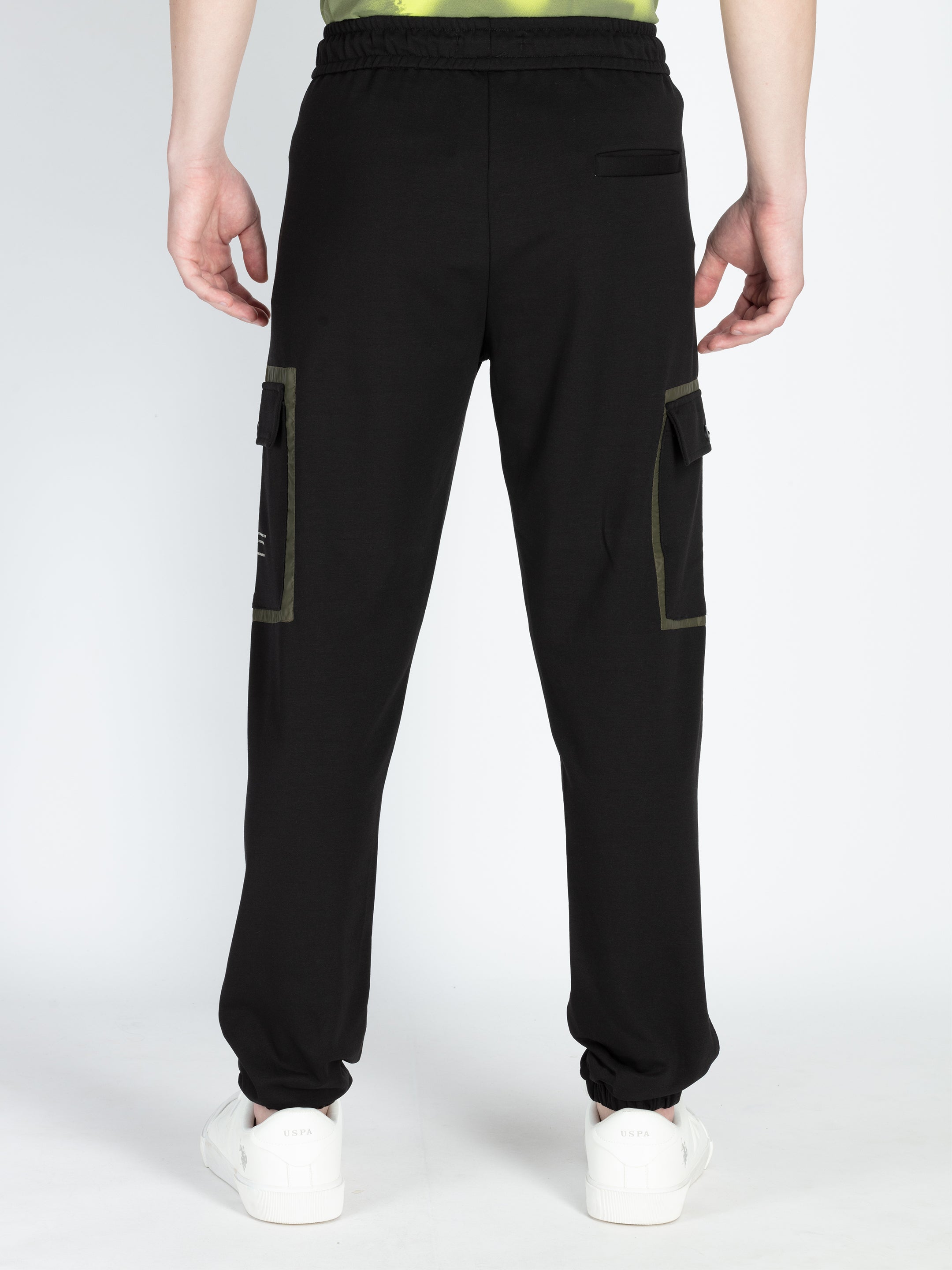 Mens Solid Regular Fit Joggers