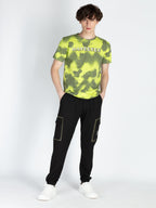Mens Solid Regular Fit Joggers
