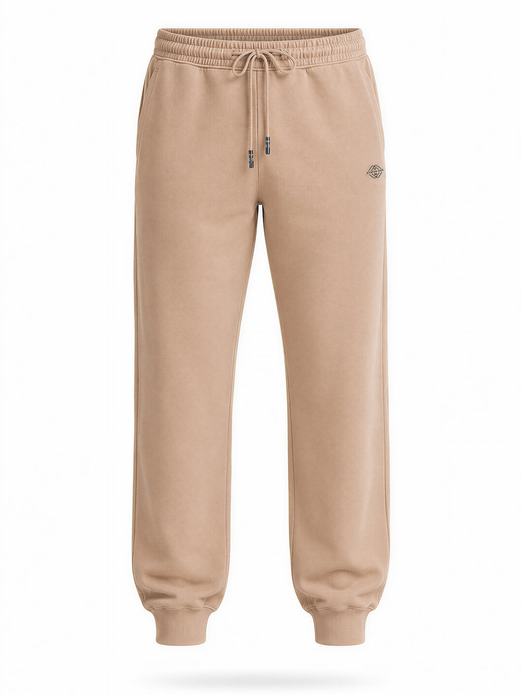 Solid Regular Fit Fleece Jogger with Drawstring Waist