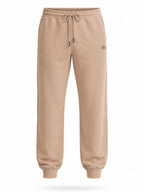 Solid Regular Fit Fleece Jogger with Drawstring Waist