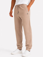 Solid Regular Fit Fleece Jogger with Drawstring Waist