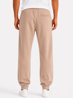 Solid Regular Fit Fleece Jogger with Drawstring Waist
