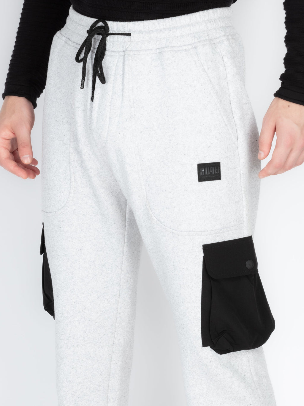 Mens Self Design Joggers